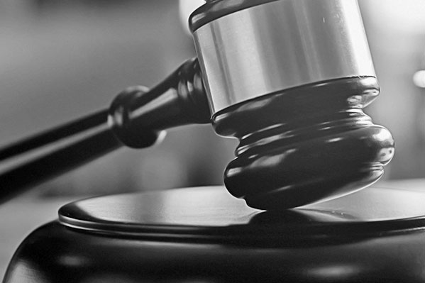 judge's gavel in a courtroom