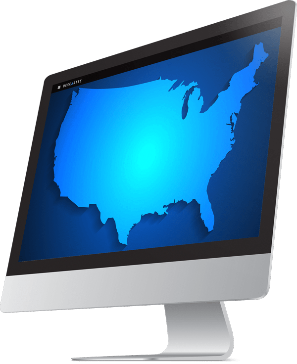 descartes datamyne software showing us import data map